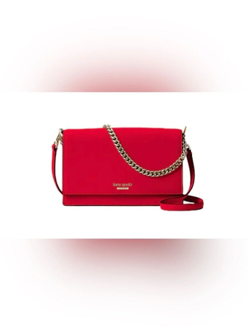 Kate Spade New York CAMERON CONVERTIBLE CROSSBODY in Red with Matching Wallet